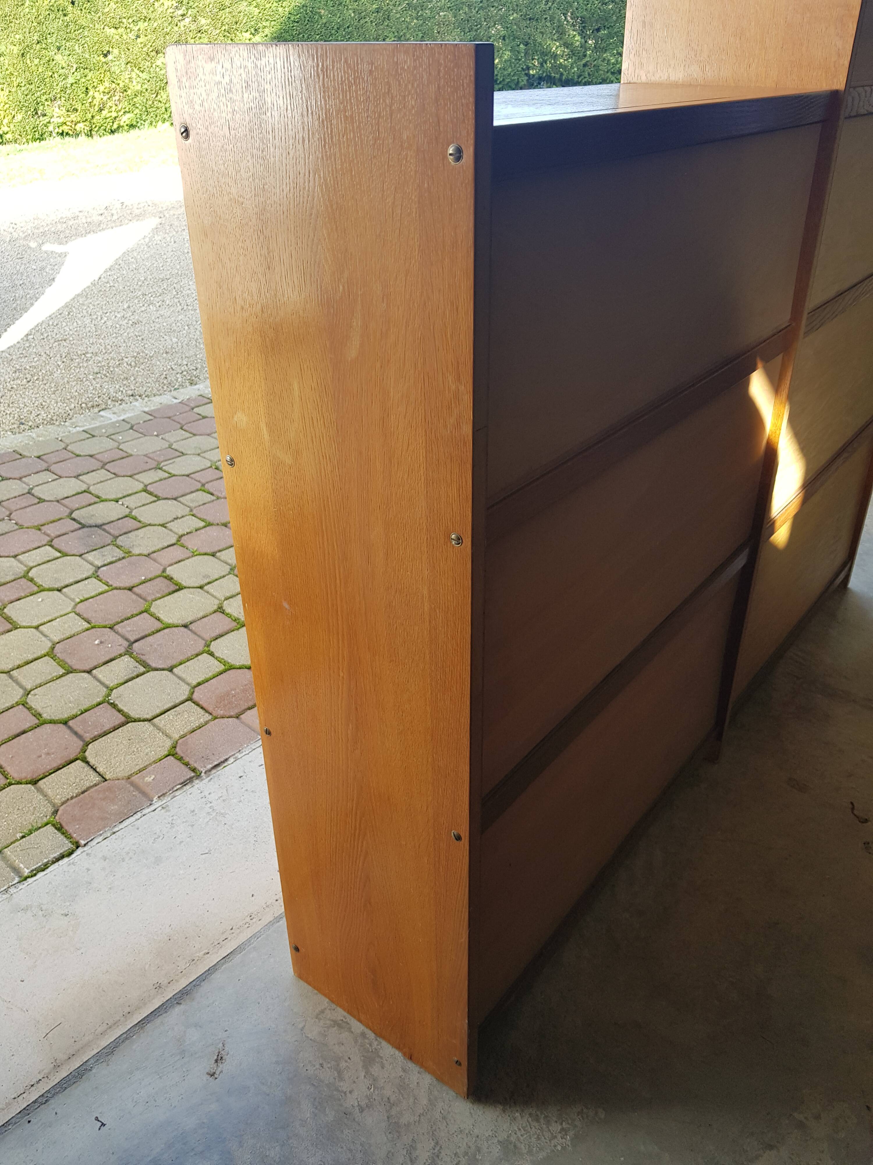 Asymmetrical Scandinavian vintage library