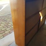 Asymmetrical Scandinavian vintage library