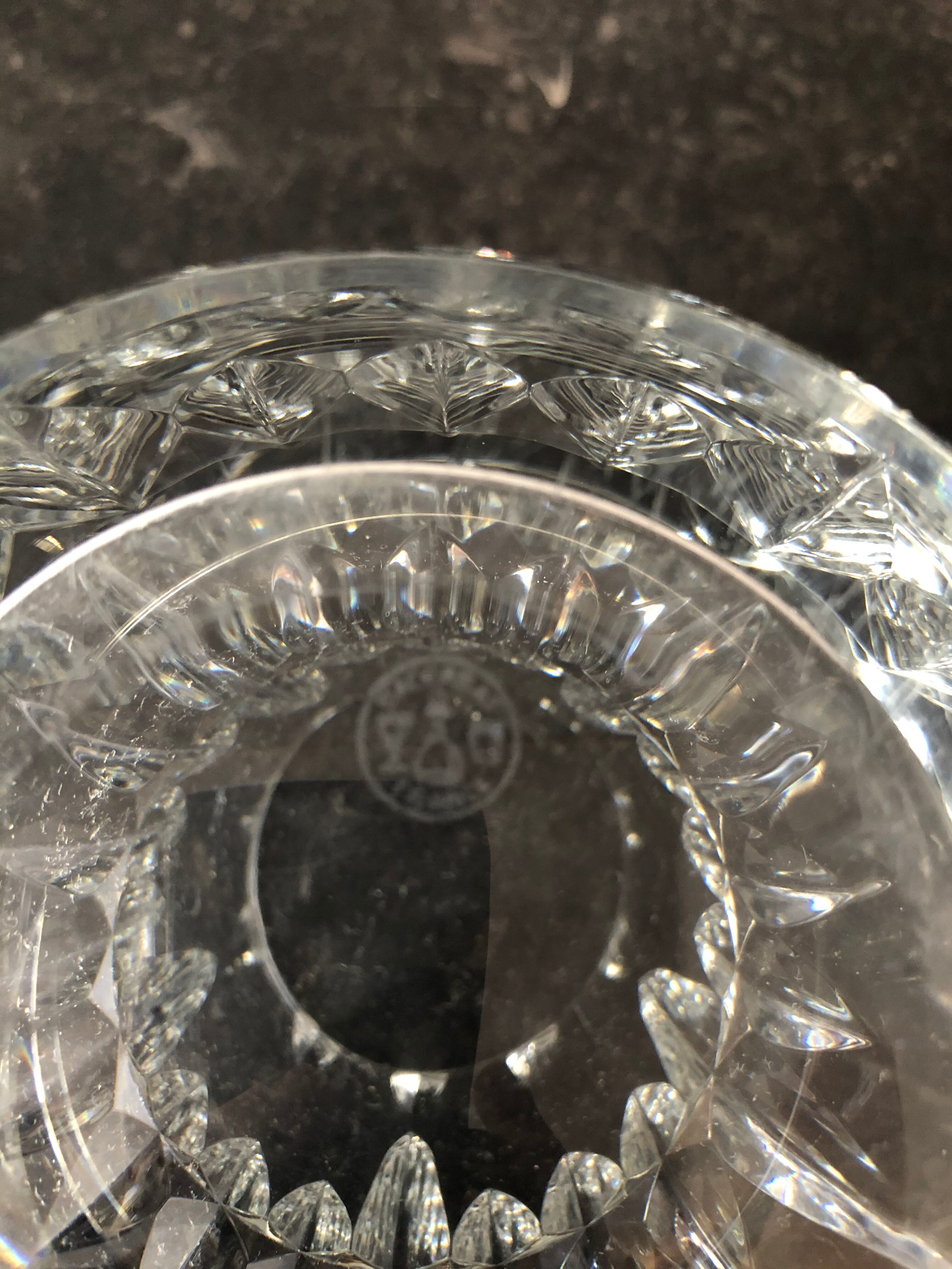 Baccarat crystal vase