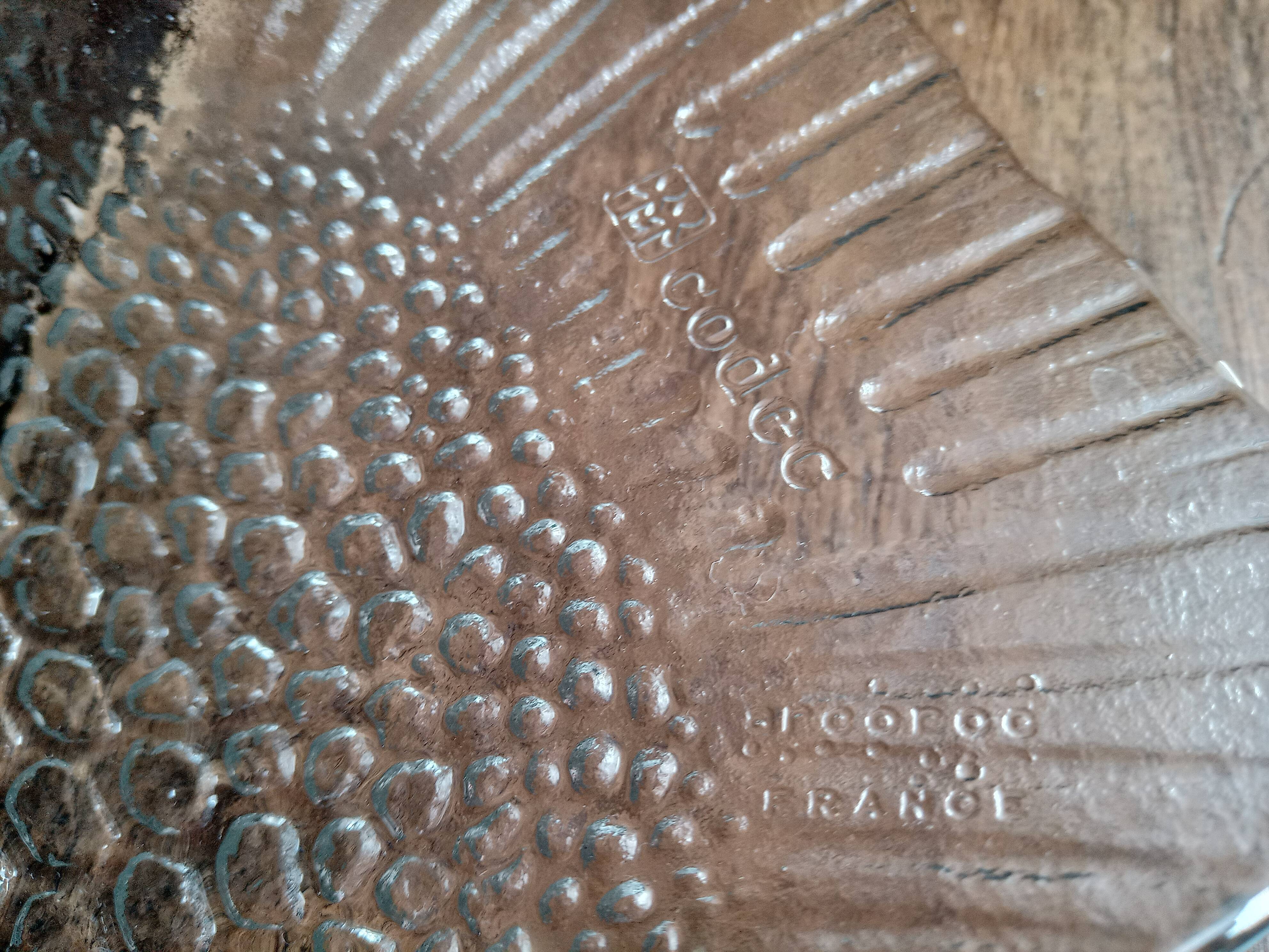 Set of 2 vintage fish dishes in glass Arcoroc France