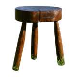 Ancient tripod brutalist stool