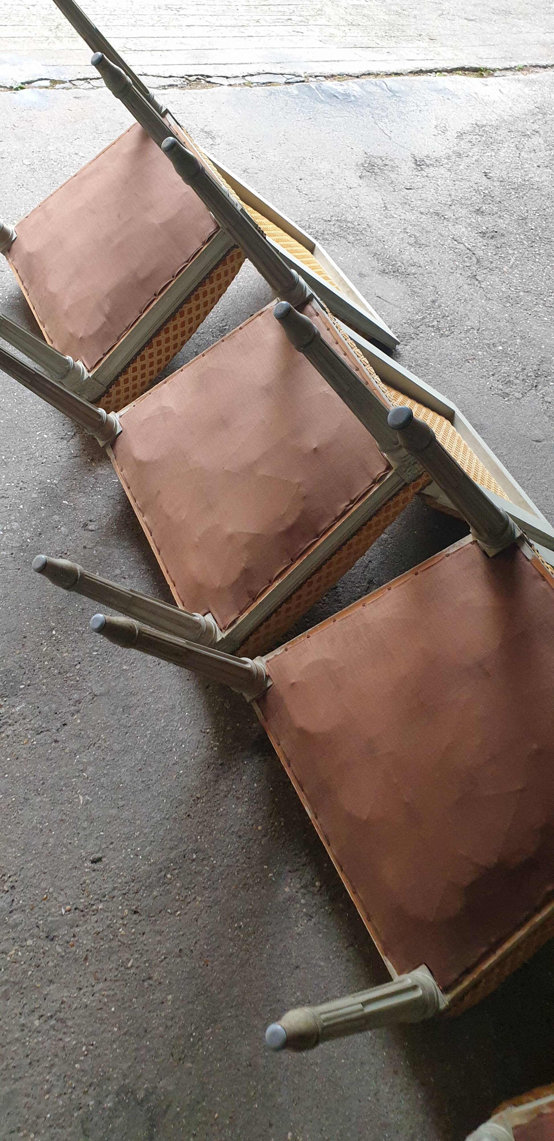 4 Louis xvi chairs, Trianon model