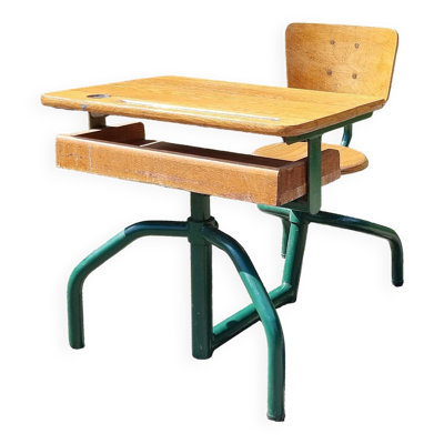 Bureau écolier prouvé année 50
