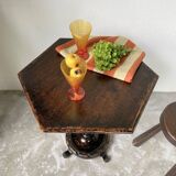 1900 lion paw pedestal table