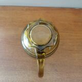 Pichet vintage en verre jaune