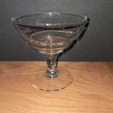 6 engraved champagne glasses from the 30s/40s