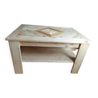 Wooden coffee table