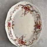 Plat en terre de fer polychrome « Wentworth » Bishop & Stonier