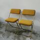 Pair of folding chairs "Lafuma"