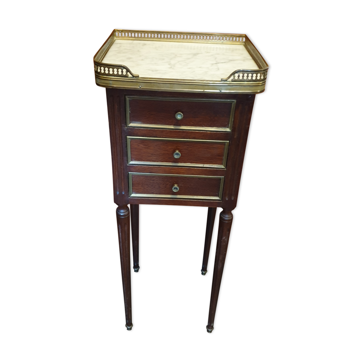 Mahogany bedside Louis XVI