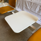 Vintage 3-seater waiting bench with integrated tables - 1970s