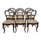 Série de 6 chaises Louis Philippe Cannées