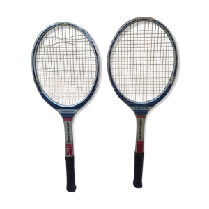 Paire de raquettes de tennis vintage