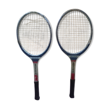 Paire de raquettes de tennis vintage
