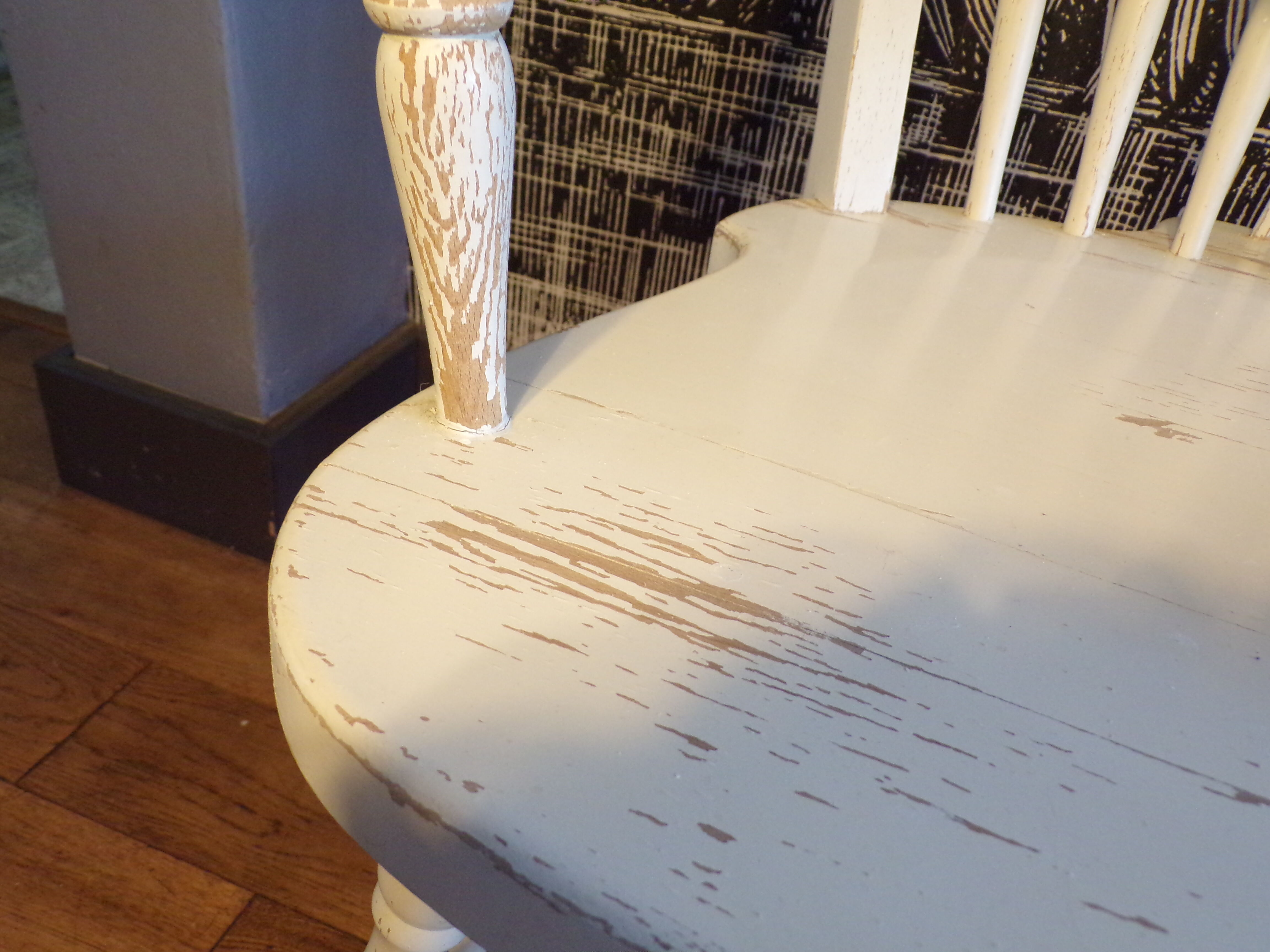 Pair of vintage Scandinavian windsor armchairs