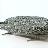 "Capri" curved three-seater sofa by Johannes Andersen, 1965