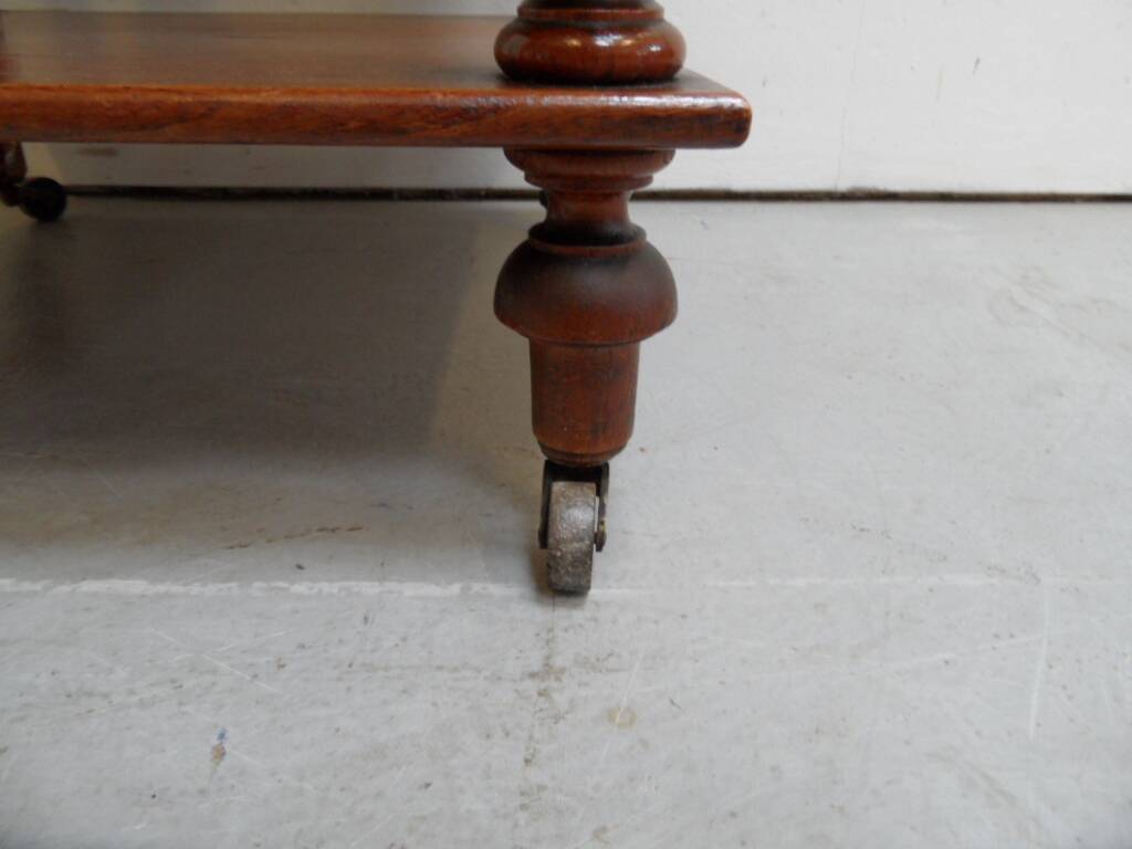 Antique nightstand with marble top