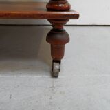 Table de chevet ancienne avec plateau en marbre