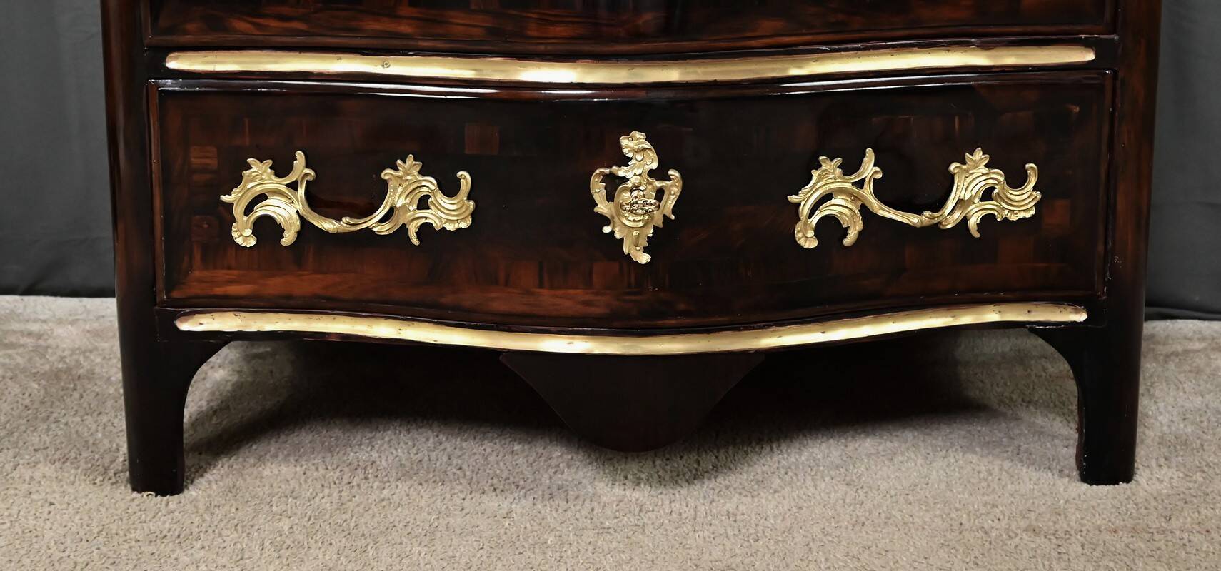 Rosewood Marquetry Chest of Drawers, Louis XIV Period – Early 18th Century