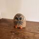 Sculpture Owl Ceramic Polished Tonala Jalisco Mexico Hech