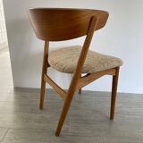 4 Helge Sibast dining chairs model 7, 1953