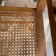 4 chairs cans art deco 1920 1930 in wood and antique canning