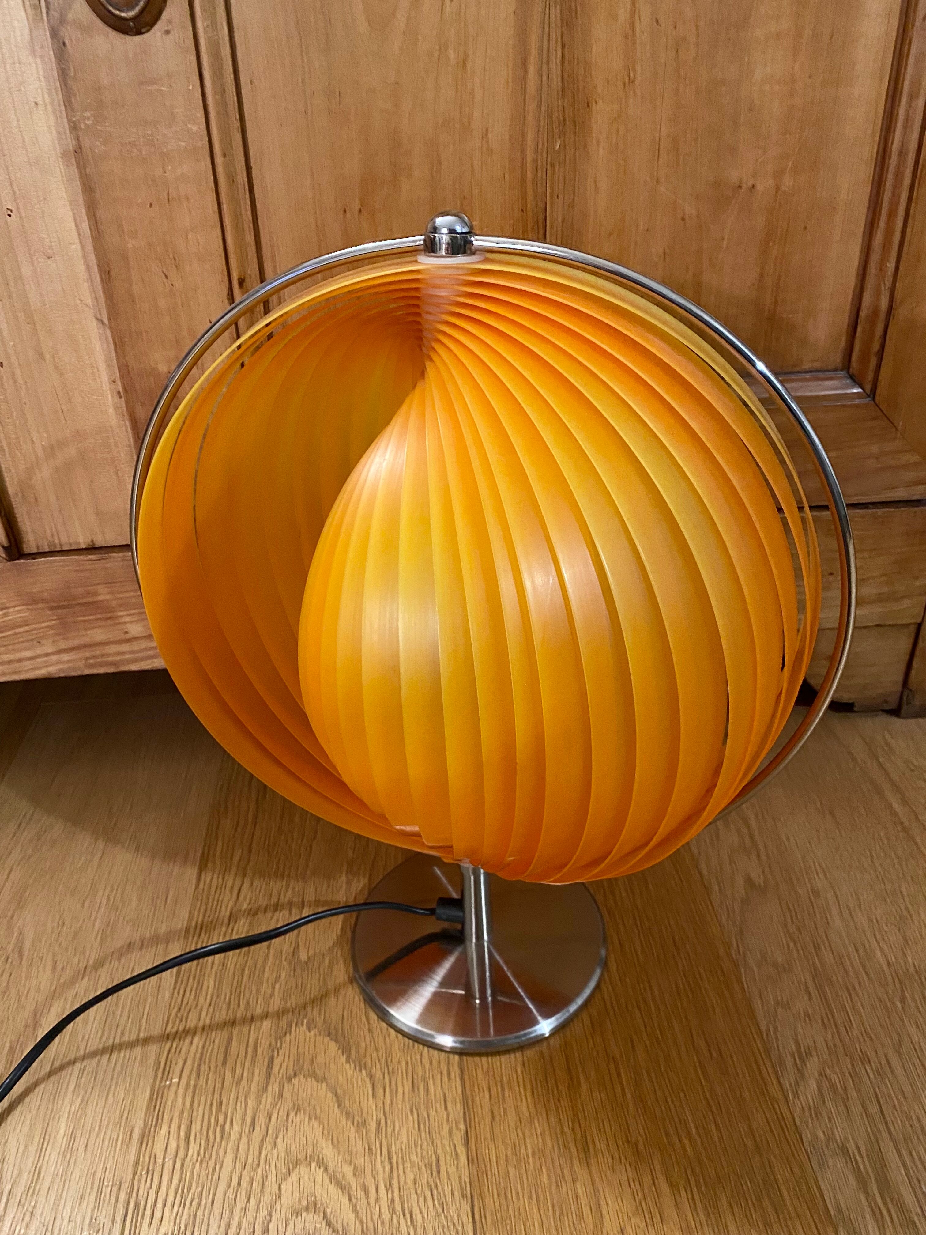 Moon orange lamp Kare vintage design 80s