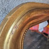 Golden trumeau mirror 130x100
