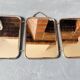 Miroir triptyque de barbier vintage