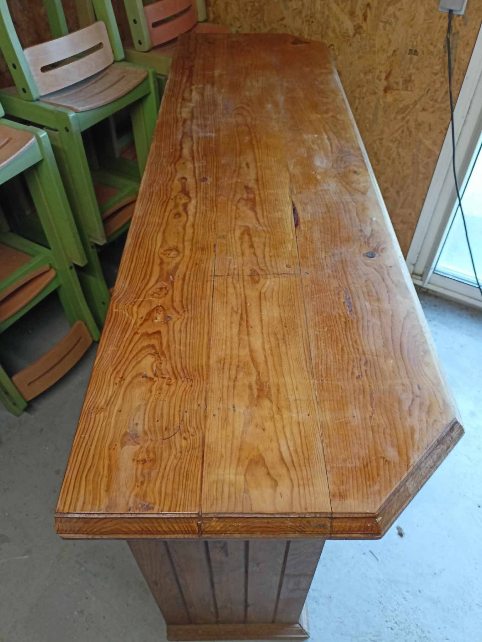 Wooden bar / counter / pine