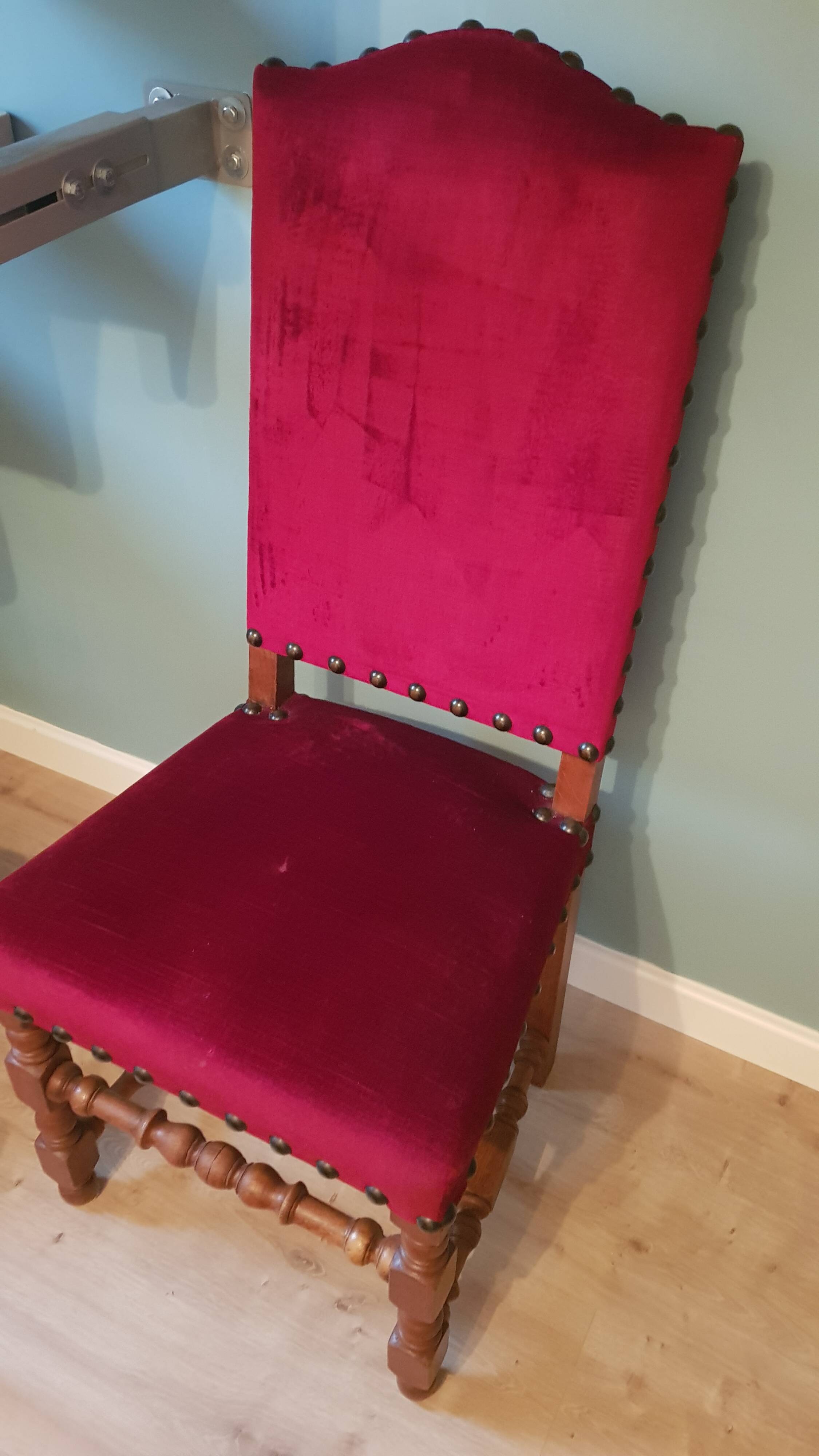 Chaise style Louis XIII