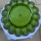 Presentation plate for stuffed eggs/oysters in studded glass