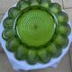 Presentation plate for stuffed eggs/oysters in studded glass