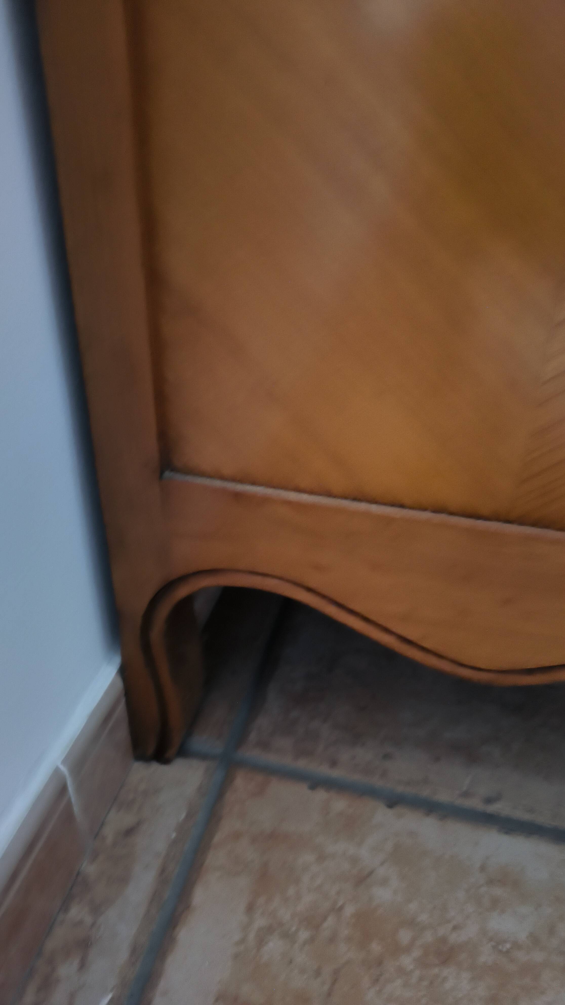 Antique solid wood display cabinet