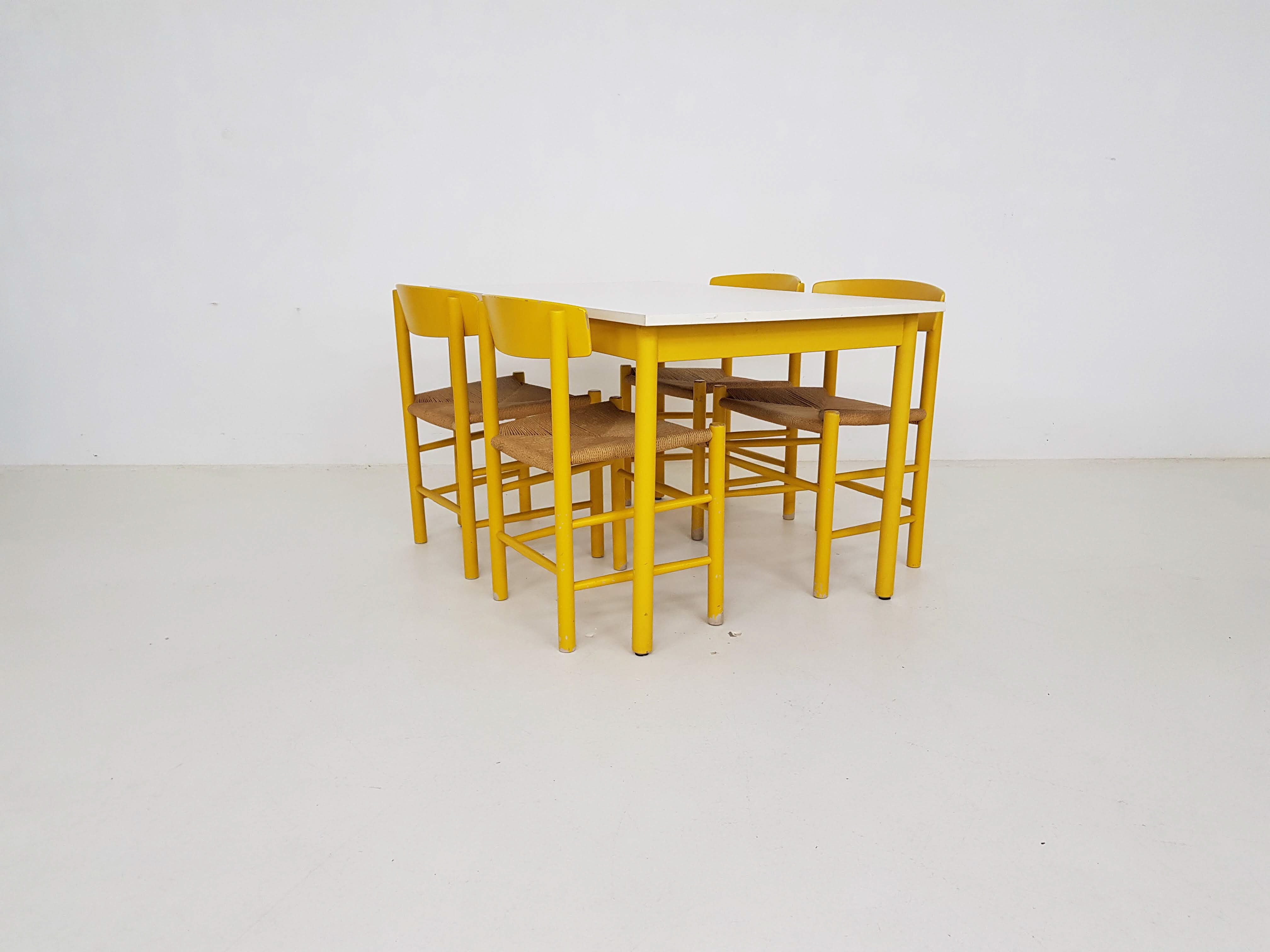 Borge Mogensen for FDB Mobler dining set, Denmark 1960