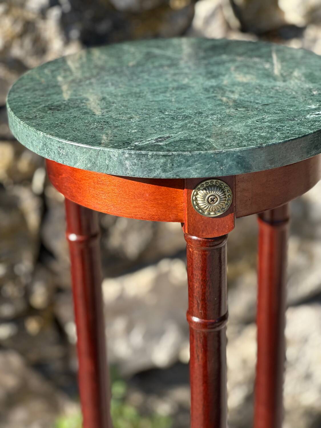 Empire Style Mahogany Stool