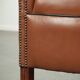 English cowhide club armchair with a luxurious finish and a good appearance