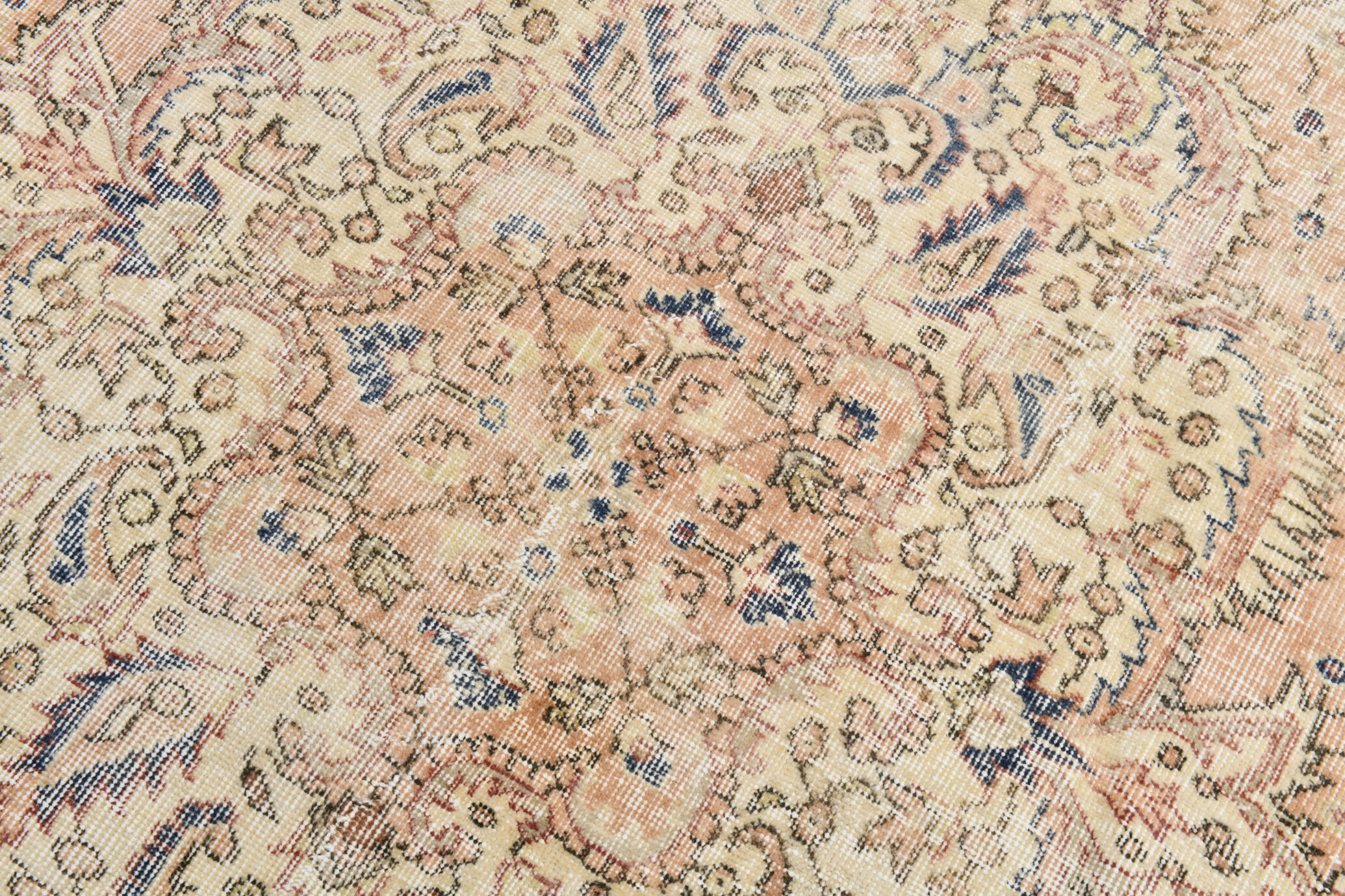 Handmade antique classic rug 361x260cm