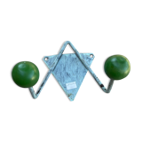 Vintage wooden and metal hook