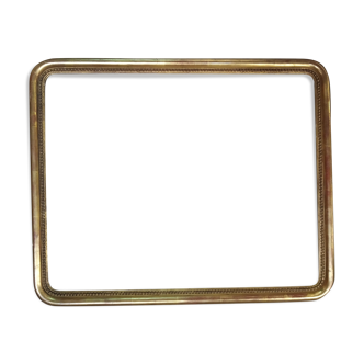 old frame napoleon III foliage 50 cm x 40 cm gilded wood