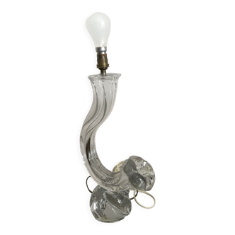 Daum Crystal Living Lamp Foot Model Cornucopia 50-60'