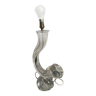 Pied de lampe de salon Daum en cristal modèle corne d’abondance 50-60’