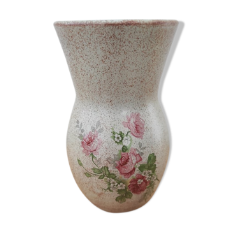 Rare vase floral vallauris