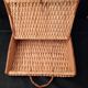 Wicker storage box