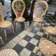 Salon de jardin rotin vintage