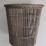 Wicker wastepaper basket