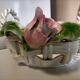 Braided ceramic dish