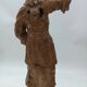 Paire de sculptures d'anges toscans en bois doré, fin XVIIe siècle