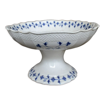 Compotier faience Saint-Amand Nord Barbeau iron earth late nineteenth early twentieth