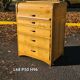 Secretary chest of drawers art deco style secretary